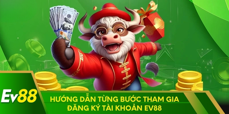 Hướng dẫn từng bước tham gia đăng ký tài khoản EV88